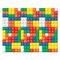 Party Central Pack of 6 Multi-Color Building Block Backdrops 48"
